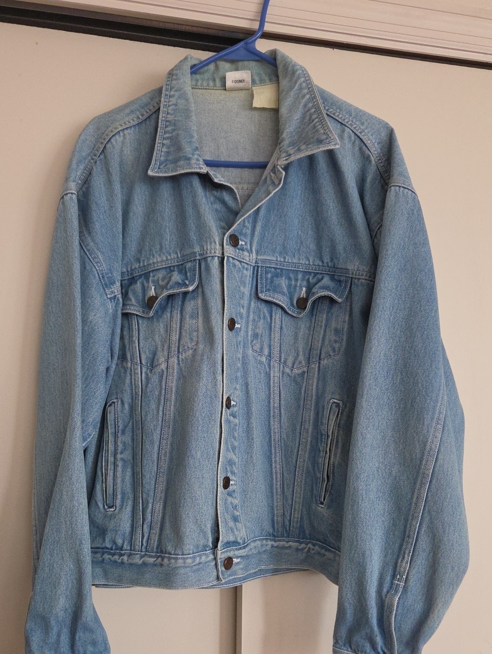 Vintage Disney Winnie The Pooh Blue Denim Jacket - Sz  XL